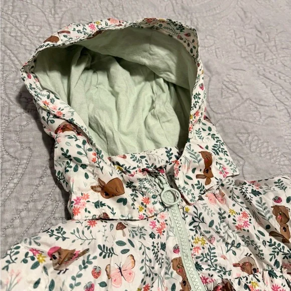 H&M Kid’s Windbreaker Jacket with Removable Hood Size 5T/6 - Picture 5 of 9